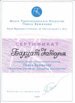 Москва. Школа Павла Баженова; Женские стрижки. Секреты мастерства.. 2009 год