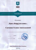 С.Петербург. Школа телевидения; Курс 
